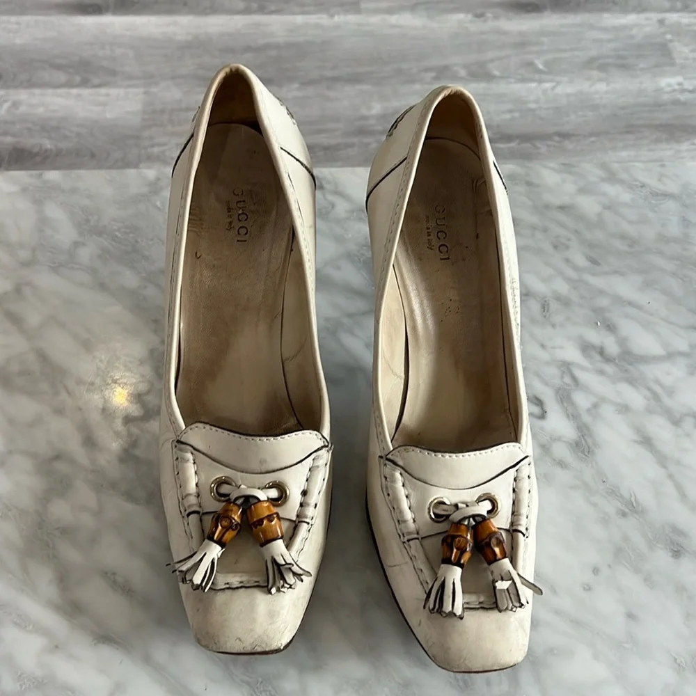 Gucci heels size 8 1/2. Orig $795. Only $125